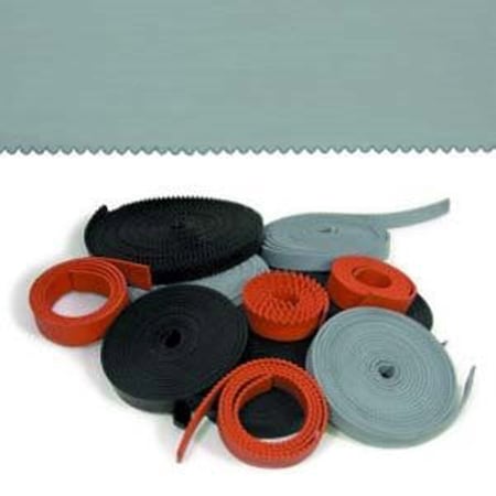 Midwest Rake Roll, EPDM, 25 ft. L, 1/2" Notch, Rubber 79530